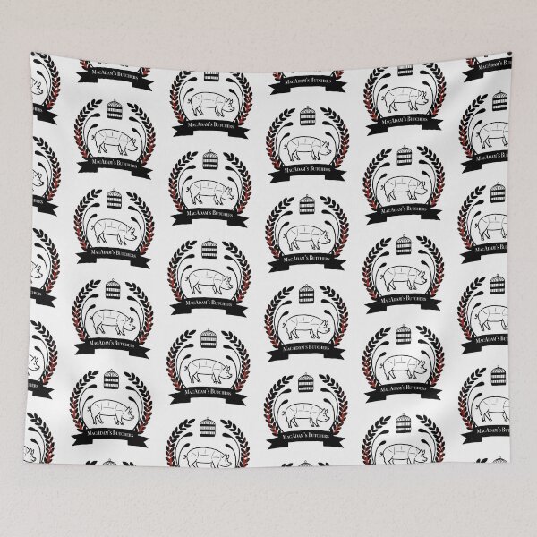 Item preview, MacAdams Butchers designed and sold by NeighbourlyPod.