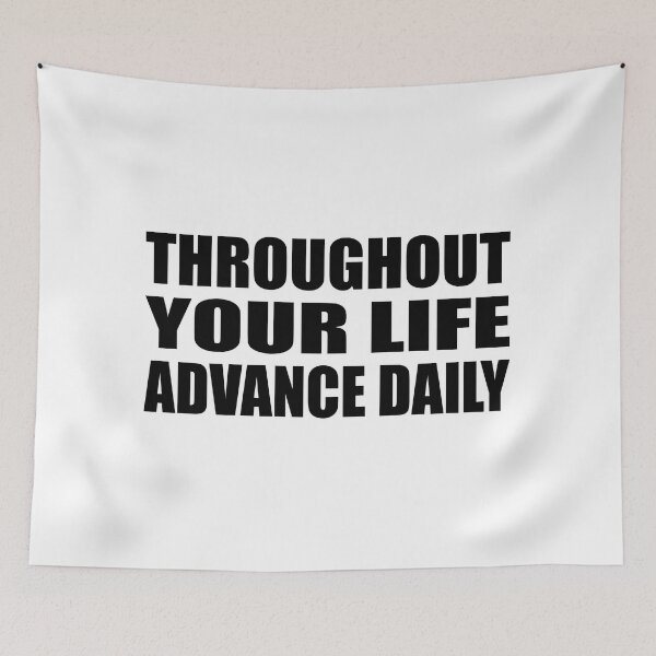 Item preview, Throughout your life advance daily designed and sold by Colorfulandfun.