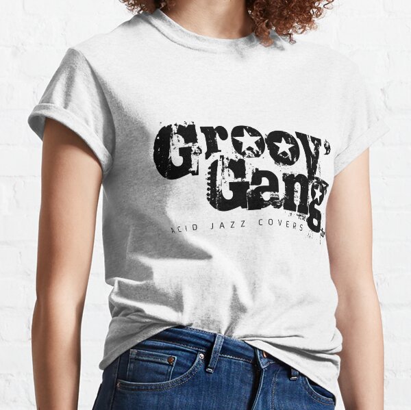 Black Groov'gang logo Classic T-Shirt