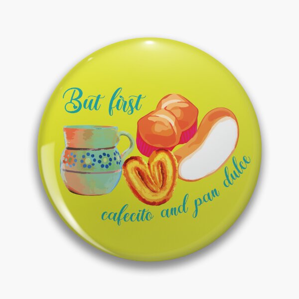 Item preview, But first cafecito y pan dulce mexican coffee mug breakfast bread designed and sold by T-Mex.