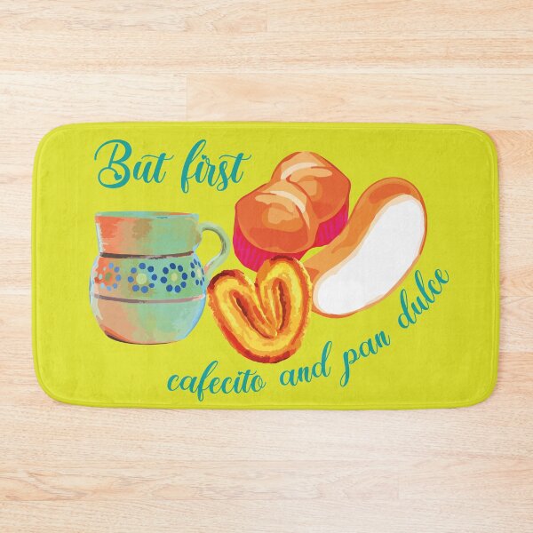 Item preview, But first cafecito y pan dulce mexican coffee mug breakfast bread designed and sold by T-Mex.