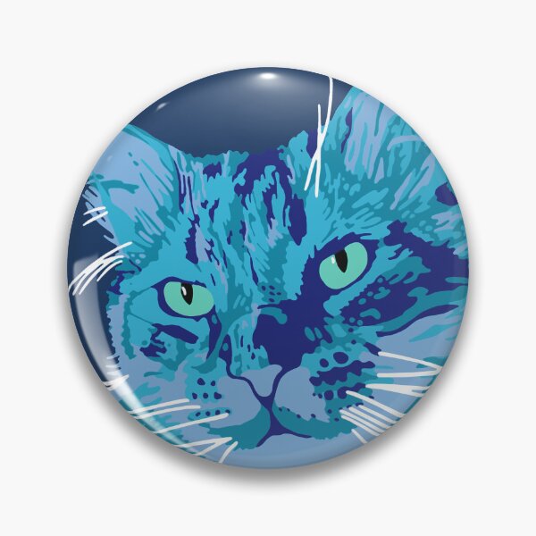 Artikelvorschau, Blaue Katze entworfen und verkauft von MobsProject.