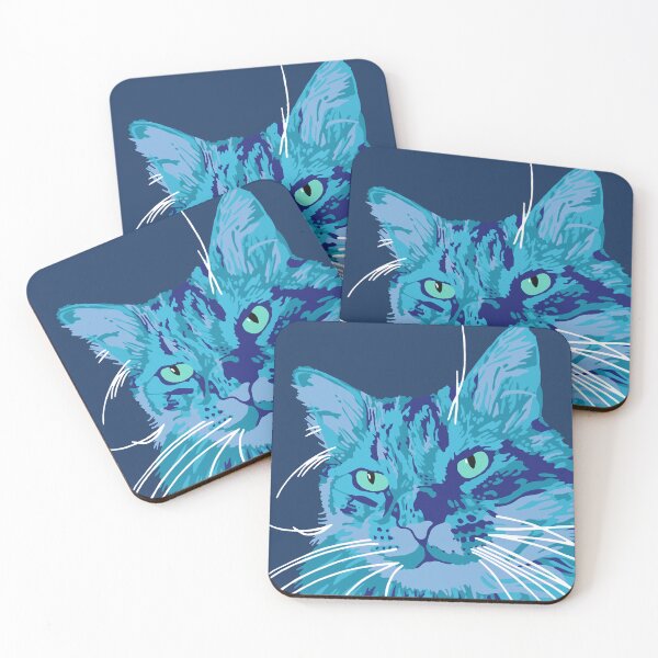 Item preview, Blue cat designed and sold by MobsProject.