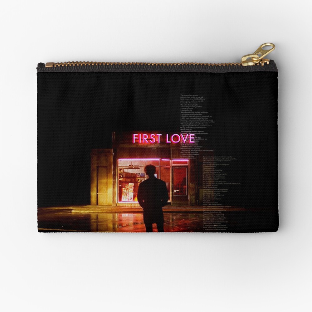 bts - suga first love Zipper Pouch