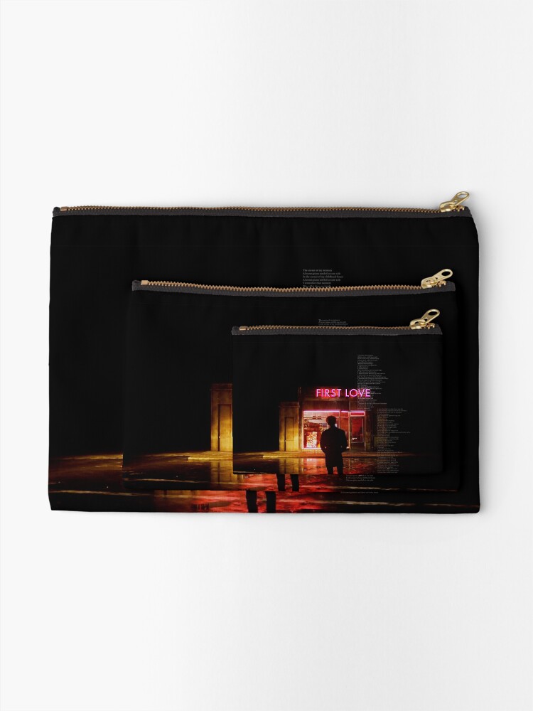 Alternate view of bts - suga first love Zipper Pouch
