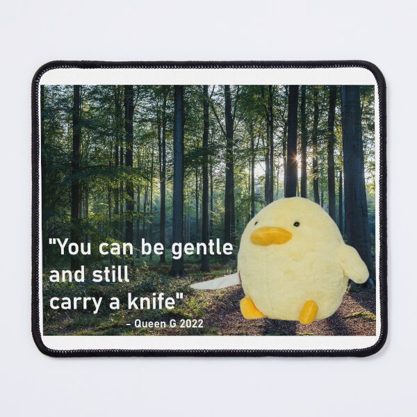 Item preview, You can be gentle and still carry a knife designed and sold by blackllama.