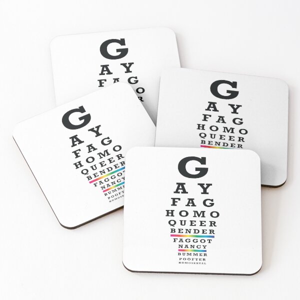 Item preview, Gay [Snellen chart] designed and sold by lazarusheart.