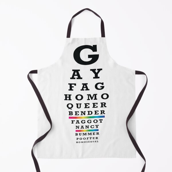 Item preview, Gay [Snellen chart] designed and sold by lazarusheart.