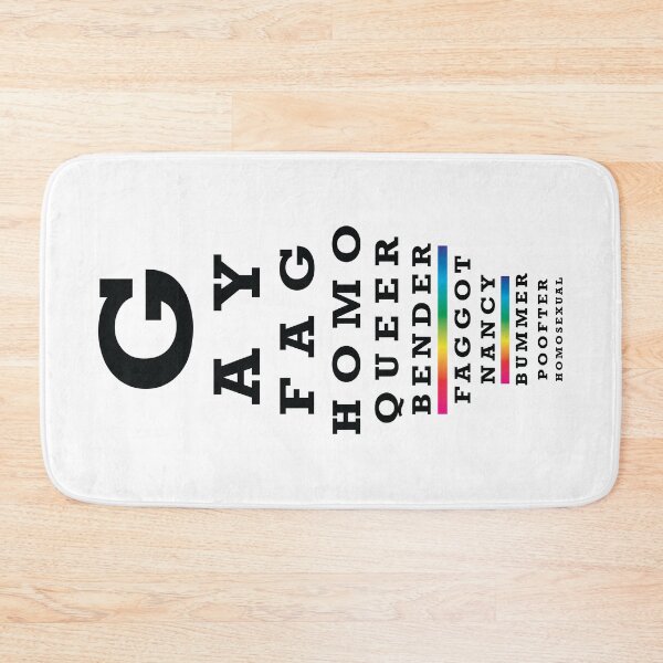 Item preview, Gay [Snellen chart] designed and sold by lazarusheart.