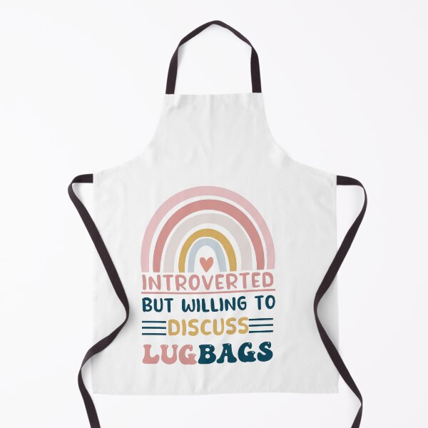 Item preview, introverted but willing to discuss lugbags designed and sold by POPLIN ⭐ ⭐ ⭐ ⭐ ⭐.