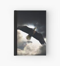 Soaring Eagle in Stormy Skies Hardcover Journal