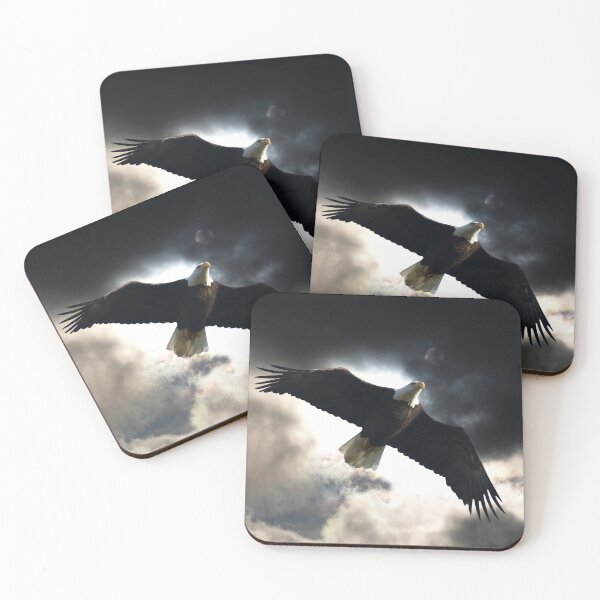 Item preview, Soaring Eagle in Stormy Skies designed and sold by NaturePrints.