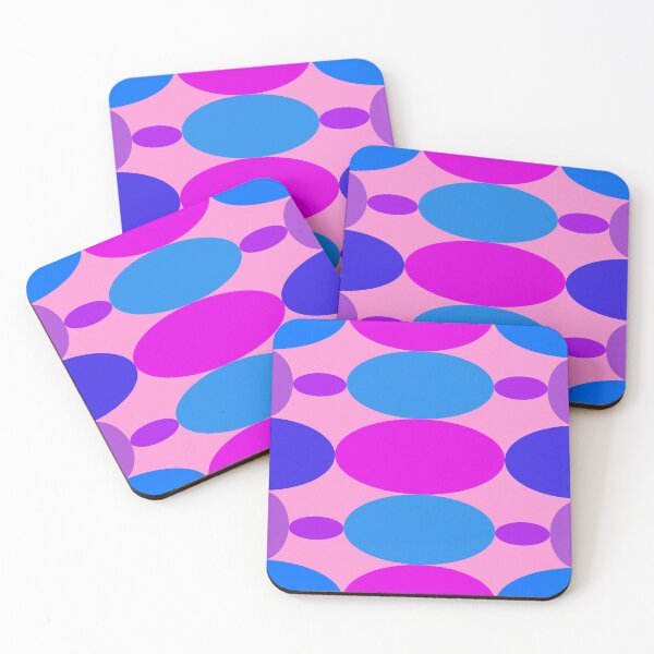 Item preview, Blue and Purple Ovals designed and sold by EdwardMonet.