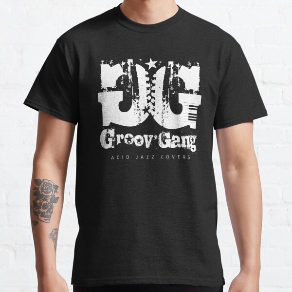 White GG Groov'gang logo Classic T-Shirt