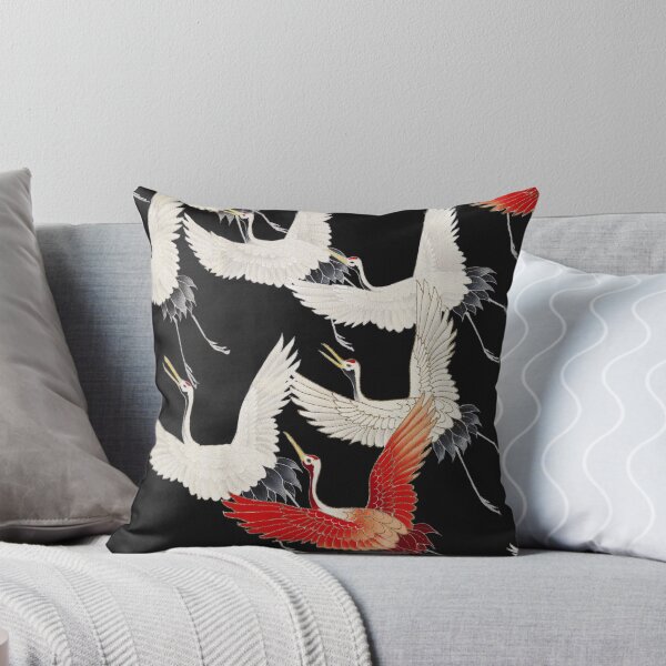 Aperçu de l'œuvre Une myriade de grues volantes dans un furisode (1910-1920) créée et vendue par gallad99.
