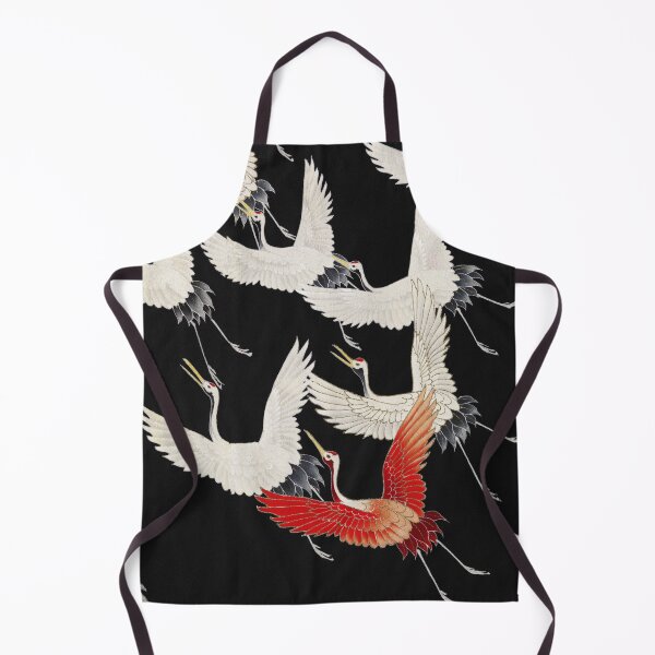 Item preview, Myriad Flying Cranes in a Furisode (1910–1920) designed and sold by gallad99.