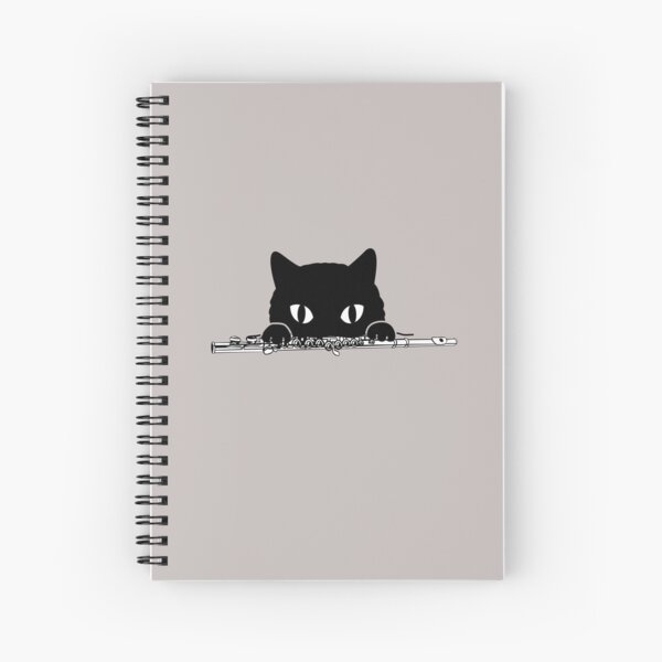 Item preview, Cat Playing Flute For A Flautist As Orchestra Musician - Cat Playing Flute designed and sold by Funwithmusic.