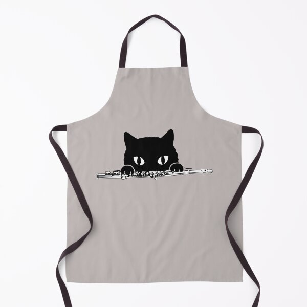 Item preview, Cat Playing Flute For A Flautist As Orchestra Musician - Cat Playing Flute designed and sold by Funwithmusic.