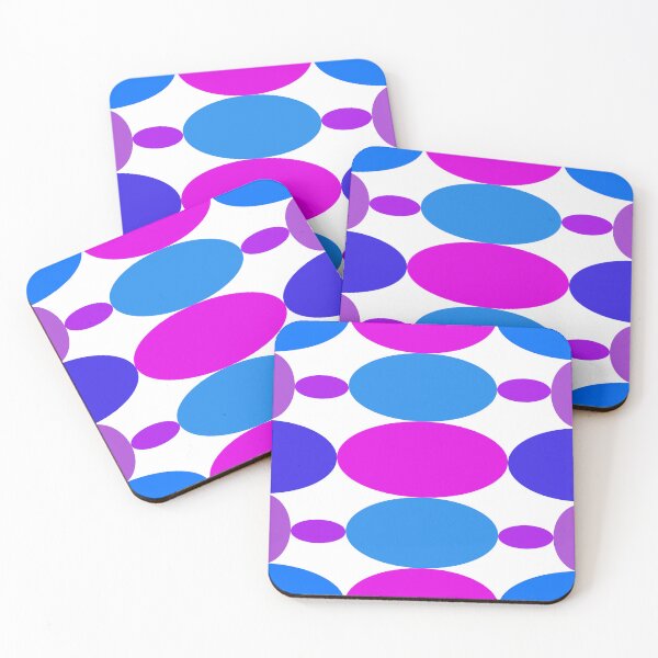 Item preview, Blue and Lavender Ovals designed and sold by EdwardMonet.