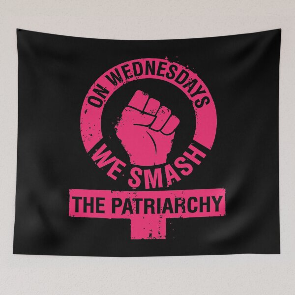 Item preview, On Wednesdays we Smash the Patriarchy Women rights day 8 designed and sold by blissfulstimulu.