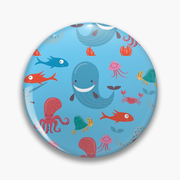 Item preview, Under the Sea - Cute Ocean Dwelling Animals designed and sold by madtoyman.