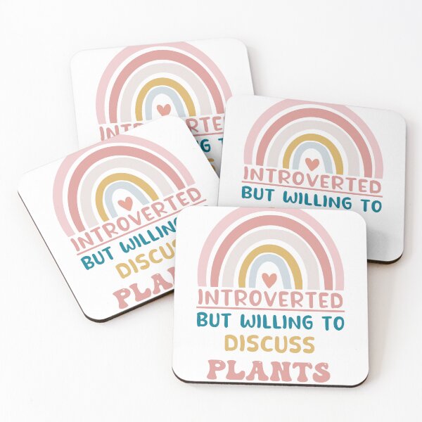 Item preview, introverted but willing to discuss plants designed and sold by POPLIN ⭐ ⭐ ⭐ ⭐ ⭐.