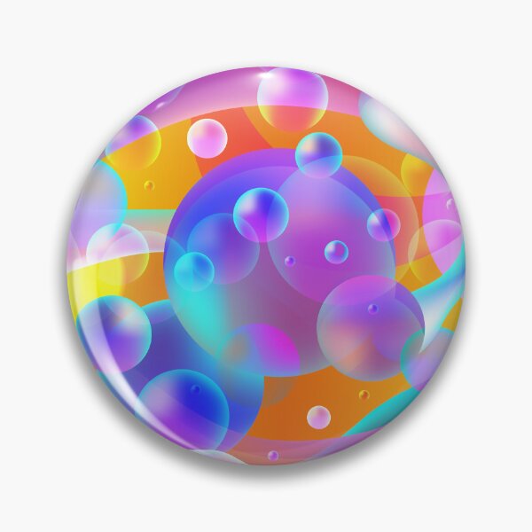 Item preview, Bubbling Design Version 1 designed and sold by GeraldNewtonArt.