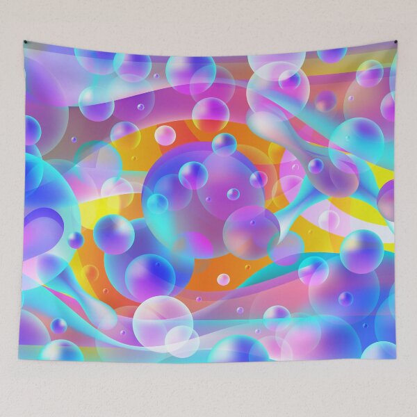 Item preview, Bubbling Design Version 1 designed and sold by GeraldNewtonArt.