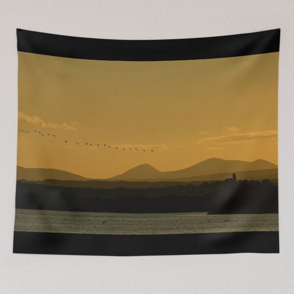 Item preview, Geese over Derryveagh mountains at Twilight designed and sold by George Row.