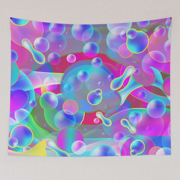 Item preview, Bubbling Design Version 2 designed and sold by GeraldNewtonArt.