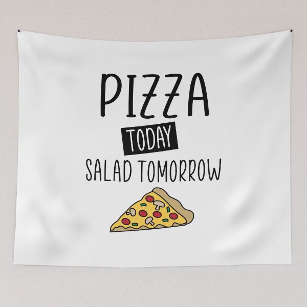 Item preview, Pizza today salad tomorrow funny quote designed and sold by Ashtreemeadow.