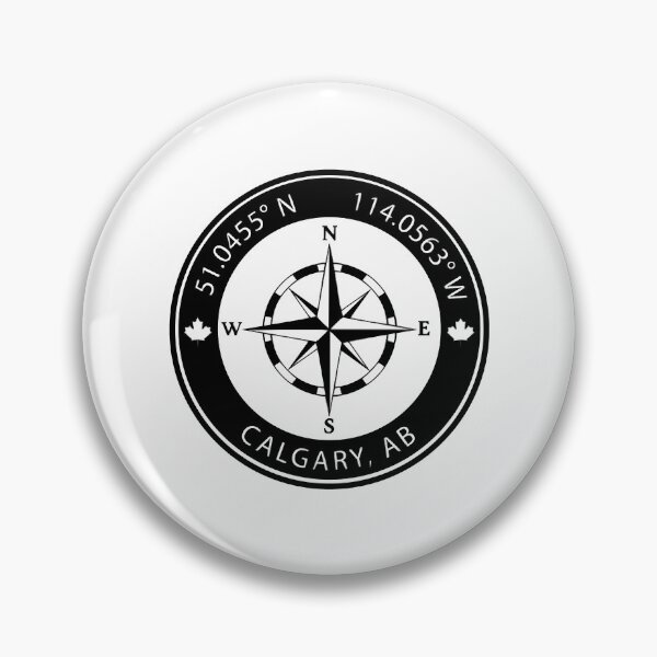 Item preview, Calgary, Alberta Geographical Coordinates  designed and sold by RepresentCloths.