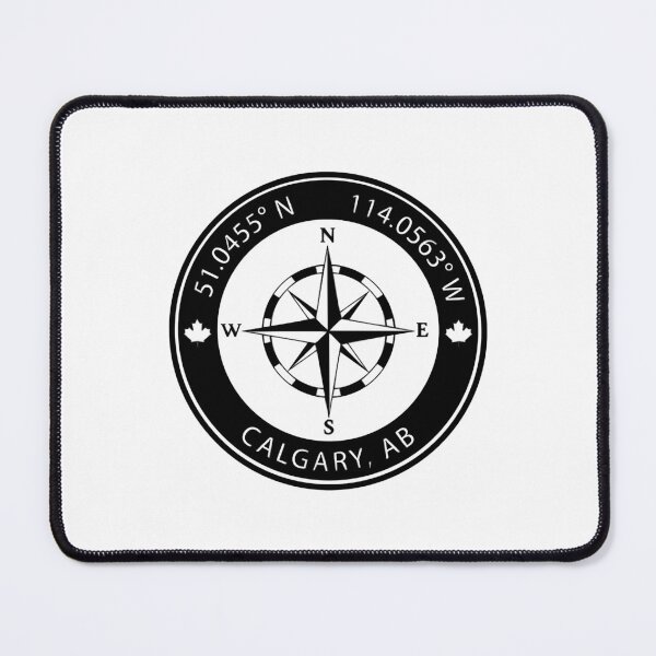 Item preview, Calgary, Alberta Geographical Coordinates  designed and sold by RepresentCloths.