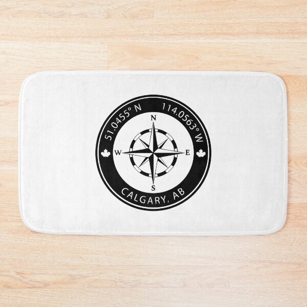 Item preview, Calgary, Alberta Geographical Coordinates  designed and sold by RepresentCloths.