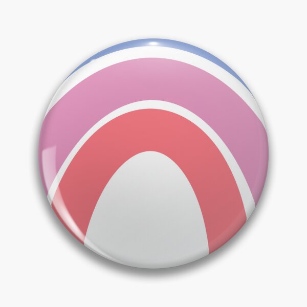 Item preview, pink and purple toned rainbow designed and sold by SuccStickers.