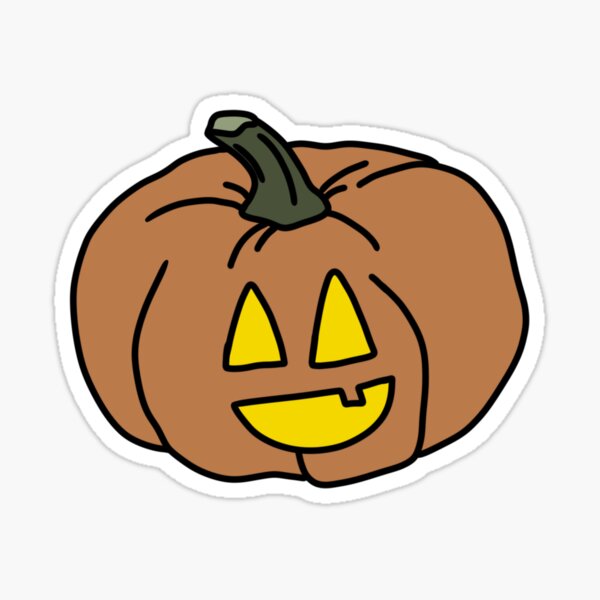 Item preview, jack o lantern smile designed and sold by SuccStickers.