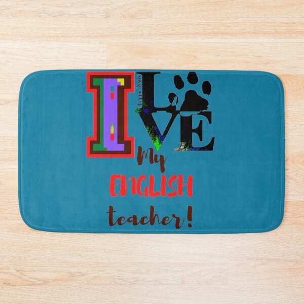 Item preview, I love my english teacher designed and sold by CSJ7.