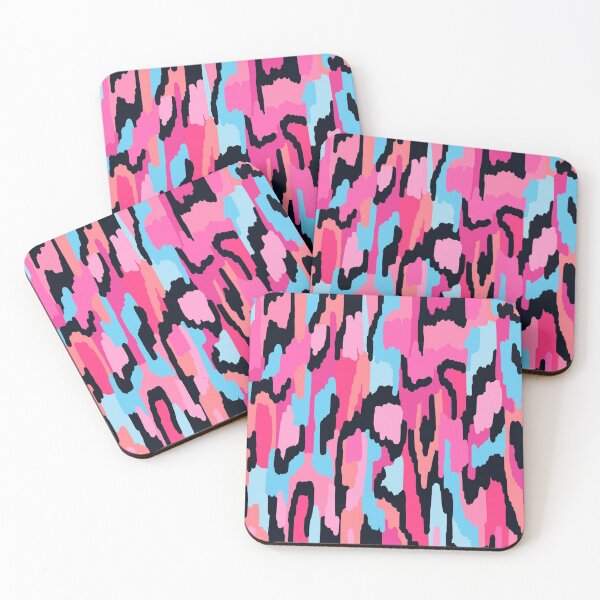 Item preview, Color Pops Pink Abstract Art designed and sold by DanielleGensler.
