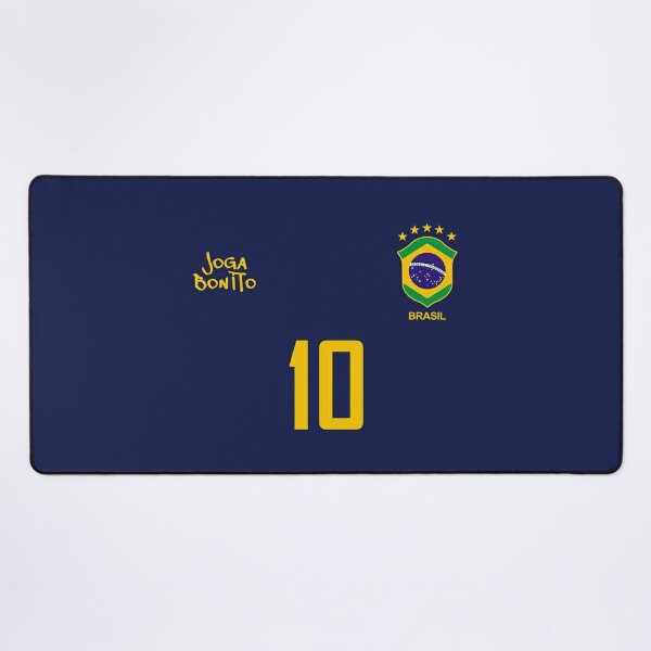 Brazil Football Team Soccer Retro Jersey Joga Bonito Number 9 | Art Board  Print