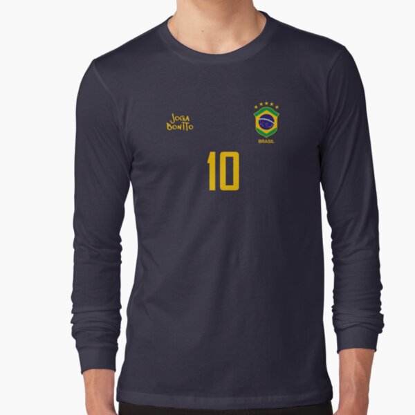 Brazil Football Team Soccer Retro Jersey Joga Bonito Number 9 | Art Board  Print