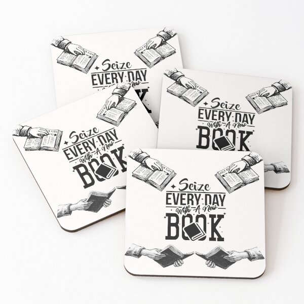 Item preview, Seize Every Day With A New Book  - Quote designed and sold by ArtOfStars.