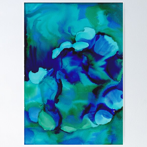 Item preview, Ocean Alcohol Ink Art designed and sold by Claire Stanford.