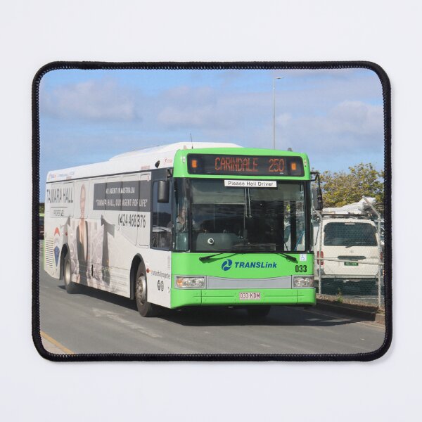 Item preview, Green Bus Leaving Redland Bay Marina, Australia designed and sold by Rail Town Productions.