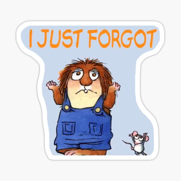 Item preview, Relatable Little Critter: Ich habe es einfach vergessen designed and sold by pearlxgirl.