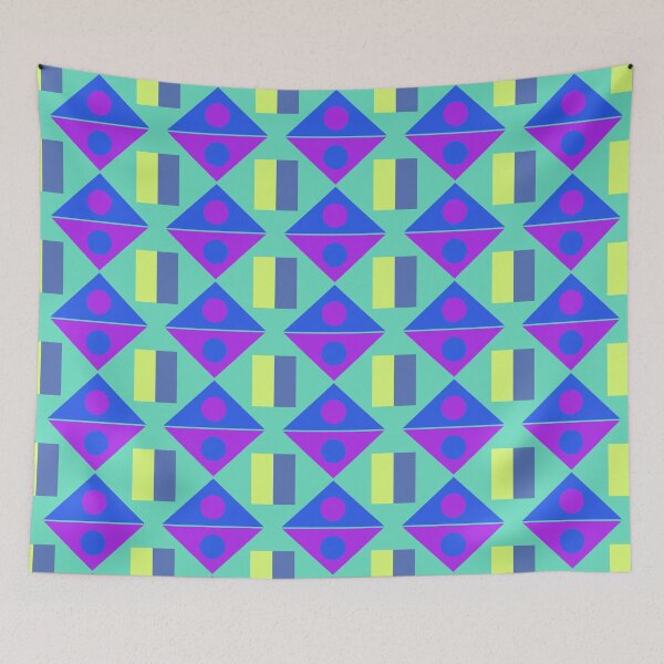 Item preview, Colorful Geometric Shapes Seamless Pattern designed and sold by S4Graphics.