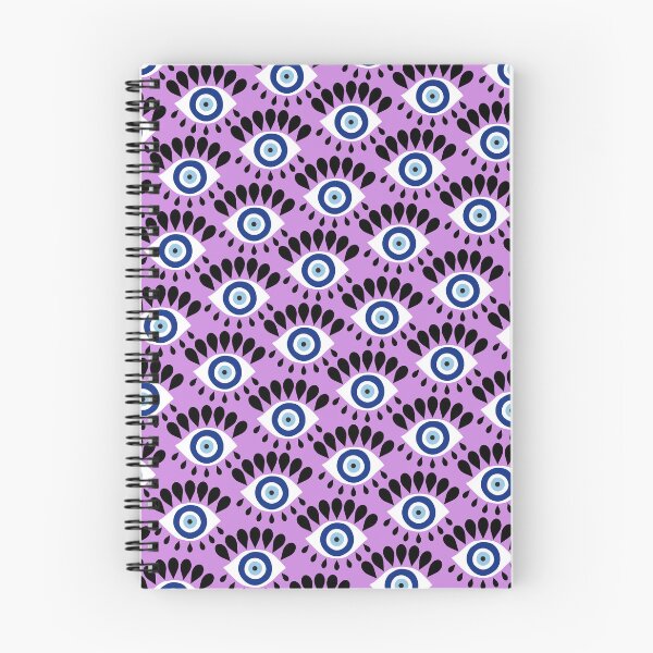 Item preview, Evil Eye Pattern on Purple Background designed and sold by kapotka.