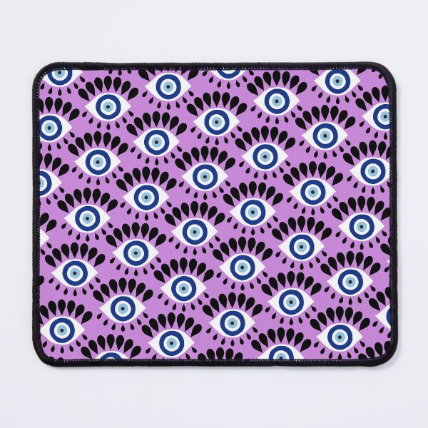 Item preview, Evil Eye Pattern on Purple Background designed and sold by kapotka.