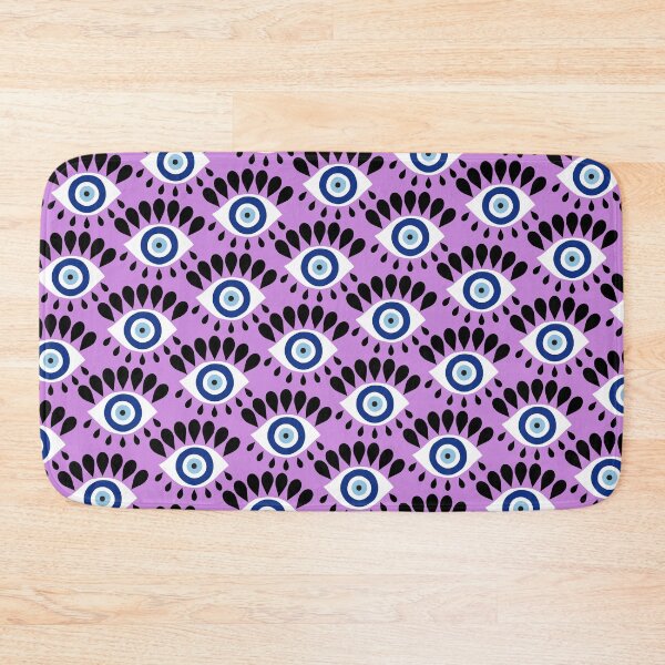 Item preview, Evil Eye Pattern on Purple Background designed and sold by kapotka.