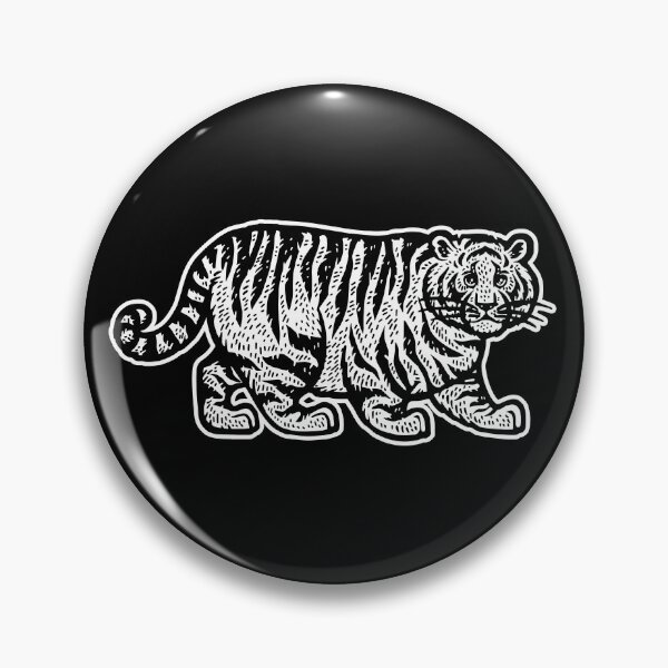 Item preview, Fat tiger. Black background designed and sold by IronicEmpire.
