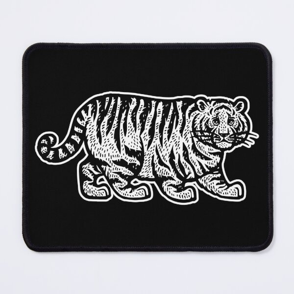 Item preview, Fat tiger. Black background designed and sold by IronicEmpire.